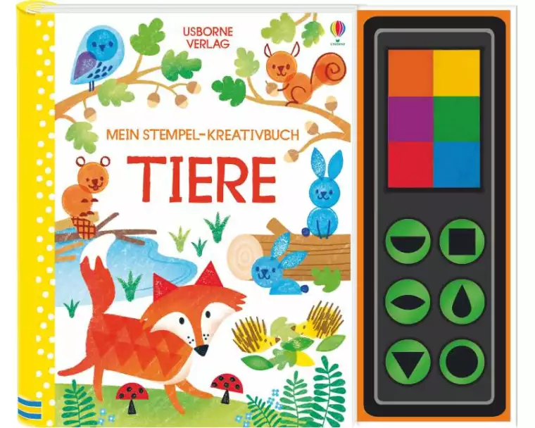 Mein Stempel-Kreativbuch: Tiere