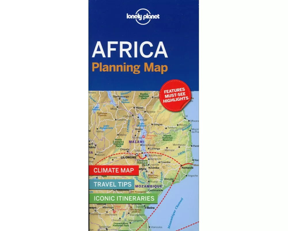 Lonely Planet Africa Planning Map