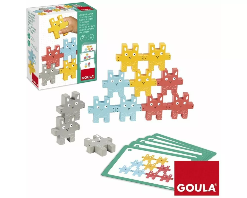 Goula Häschen-Stapelspiel 12-teilig