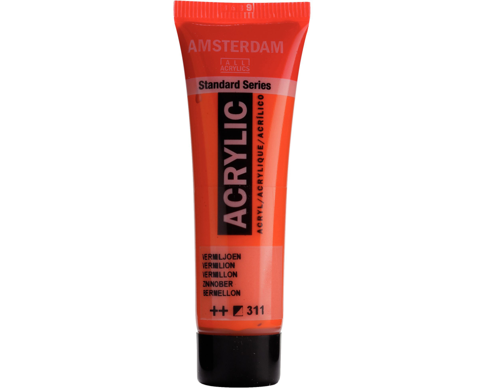 AMSTERDAM Acrylfarbe 20ml 17043110 Zinnober 311