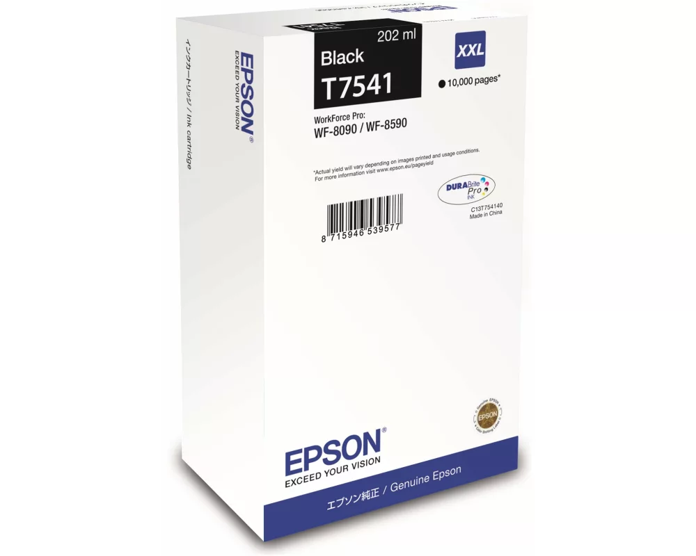 Epson WF-8090 WF-8590 Ink Cartridge, XXL, Black