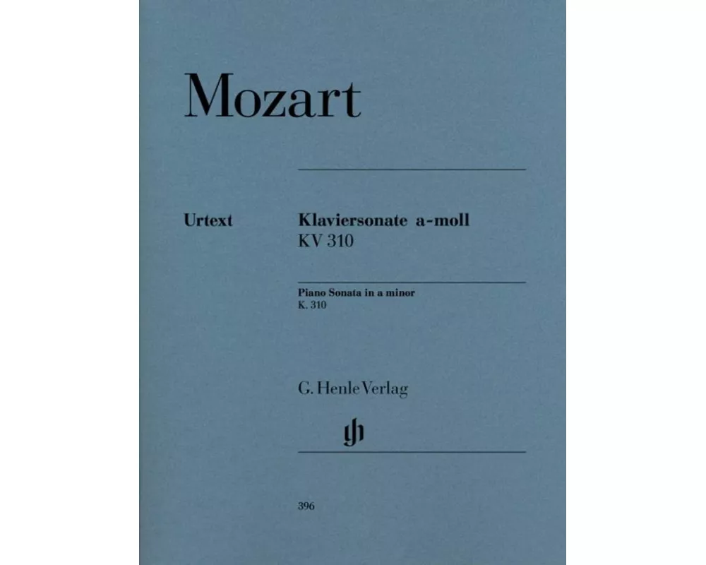Mozart, Wolfgang Amadeus - Klaviersonate a-moll KV 310 (300d)