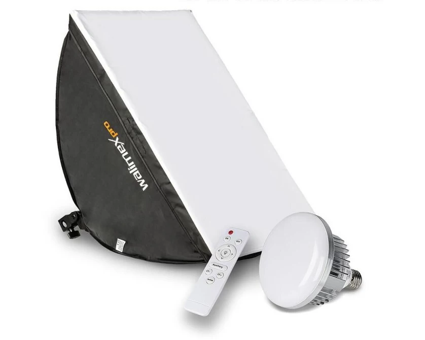Walimex Pro Dauerlicht LED 60W Softbox 40 x 60 cm Bi Color