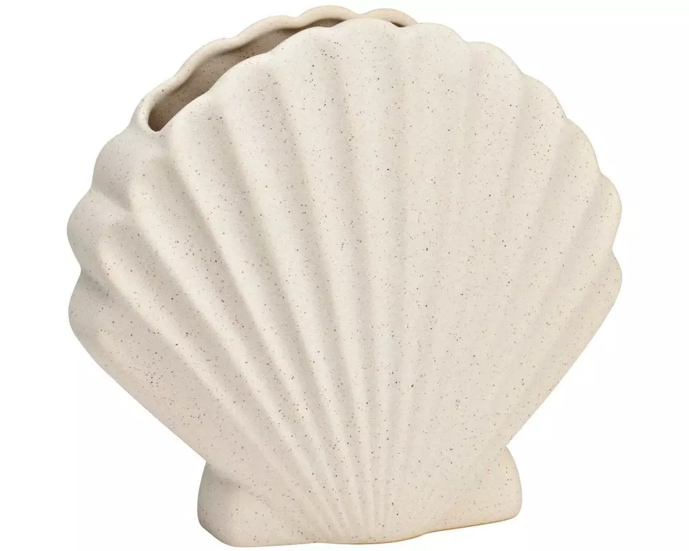 G. Wurm Vase Muschel 17 cm, Beige