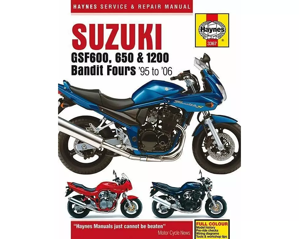 Suzuki GSF600, 650 & 1200 Bandit Fours (95 - 06) Haynes Repair Manual
