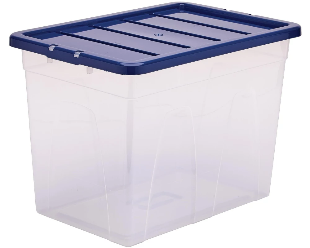 Fellowes Aufbewahrungsbox Bankers Box ProStore 64 l Blau/Transparent