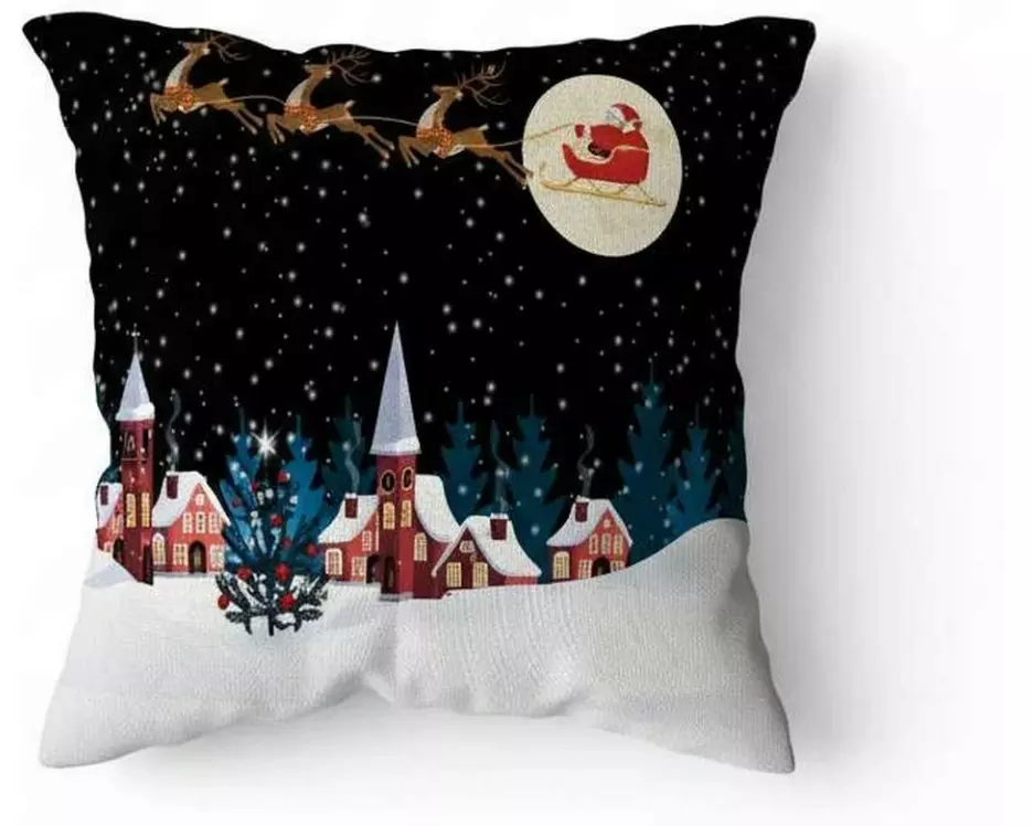 Conceptum Hypnose Dekokissen Schlitten Weihnachten