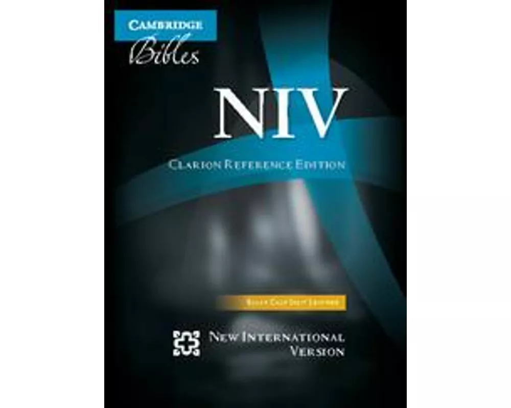 NIV Clarion Reference Bible, Black Calf Split Leather, NI484:X