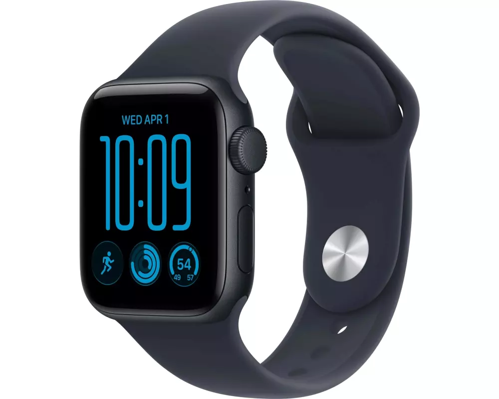 Apple Watch SE 3 40 mm GPS Midnight Aluminium, Blue Sportband S/M