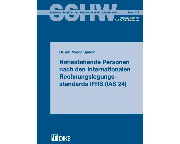 Nahestehende Personen nach den Internationalen Rechnungslegungsstandards IFRS (IAS 24)