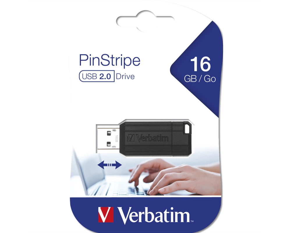 VERBATIM Store 'n' Go PinStripe USB 2.0, 16GB