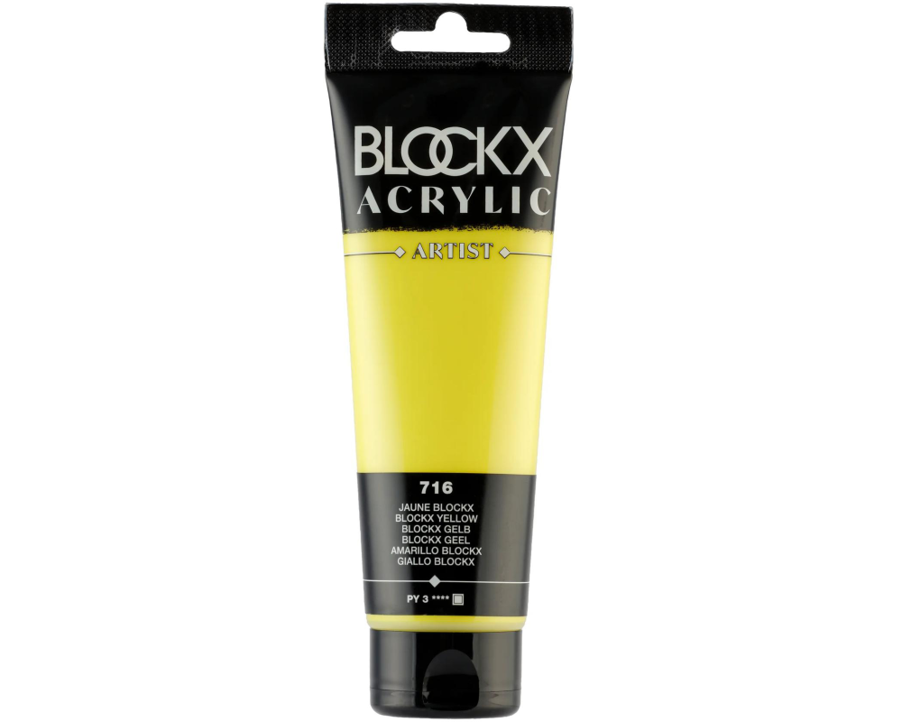 BLOCKX Acrylfarbe 120ml 60716BXC Blockx gelb