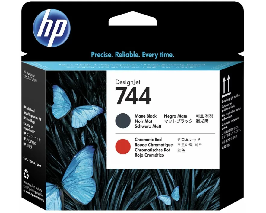 HP Druckkopf Nr. 744 (F9J88A) Chromatic Red/Matte Black