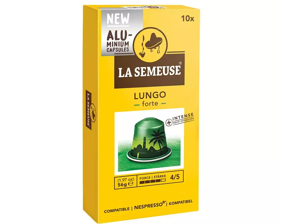 La Semeuse Kaffeekapseln Mocca Lungo Forte 10 Stück