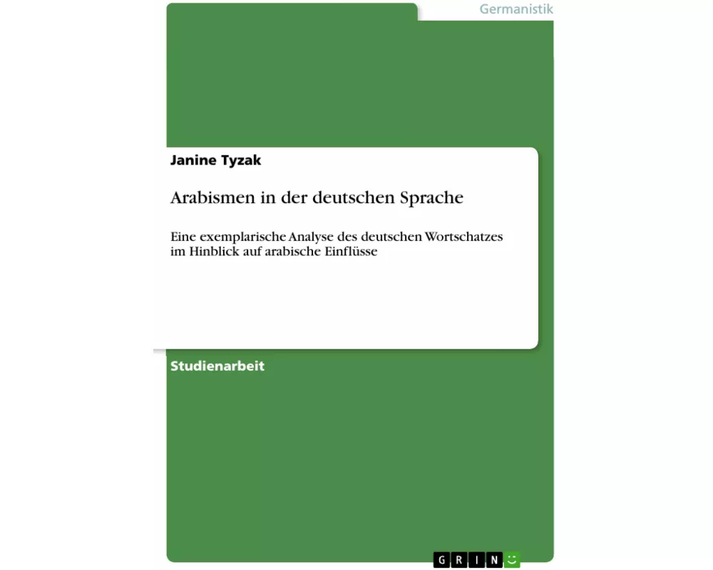 Arabismen in der deutschen Sprache