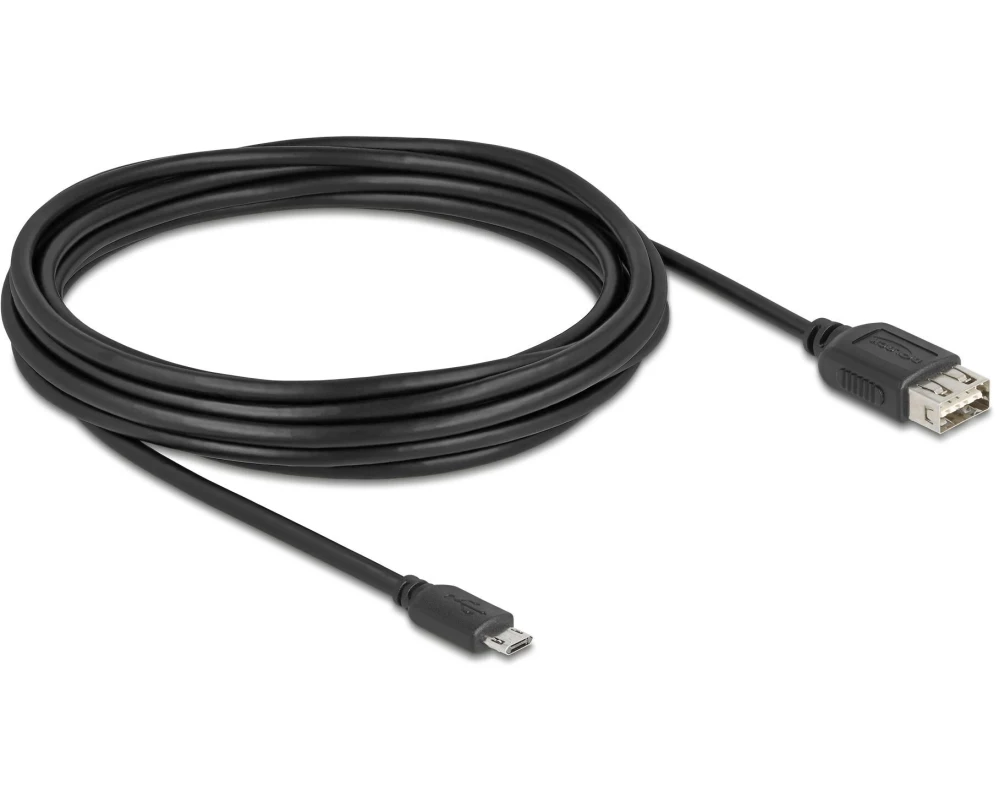 Delock USB 2.0-Kabel USB-A - Micro-USB B 5 m
