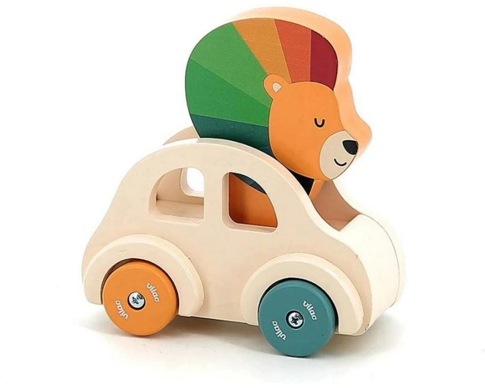 Vilac Auto mit Hupe Löwe