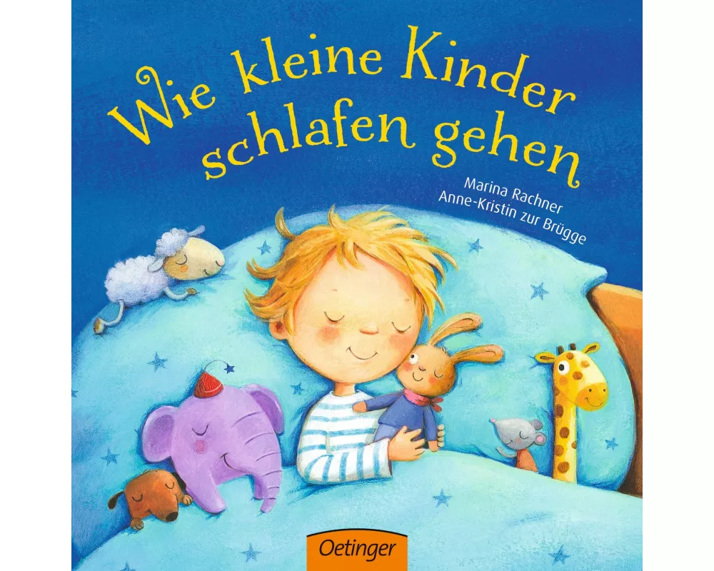 Wie kleine Kinder schlafen gehen