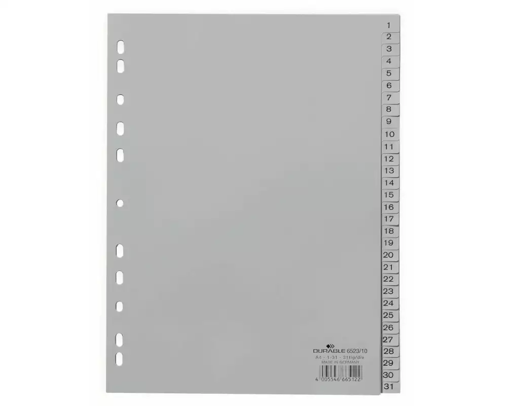 DURABLE Register A4 1-31