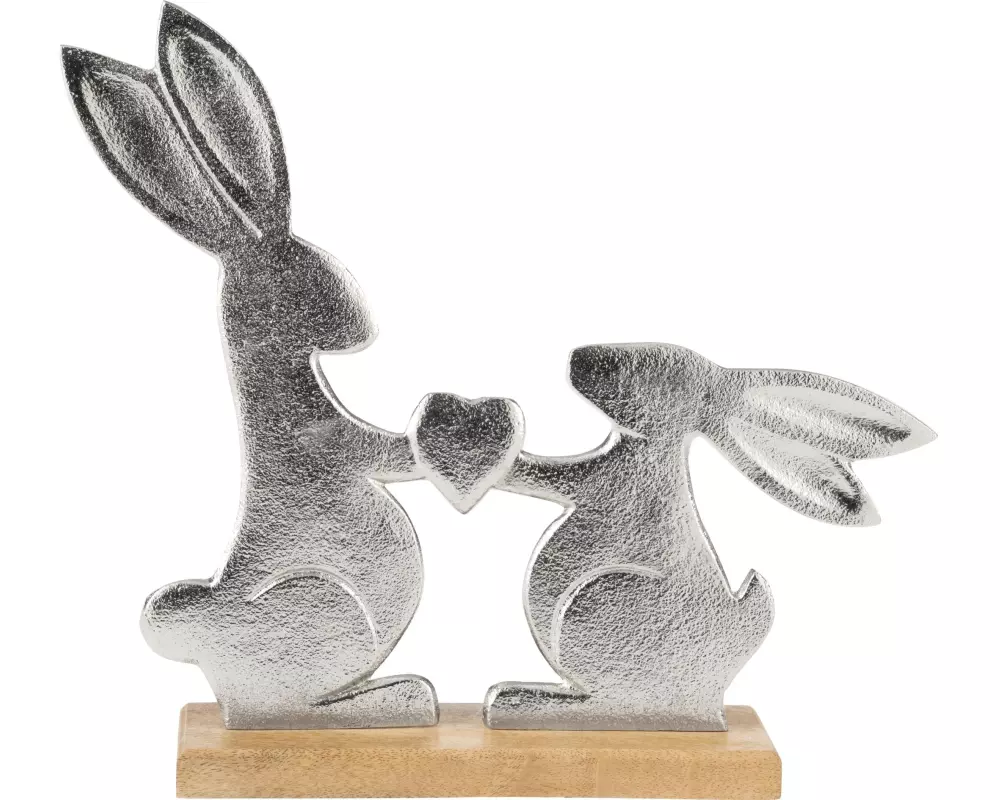 EGLO Aufsteller Amoatsy 28.5 cm, Braun, Silber