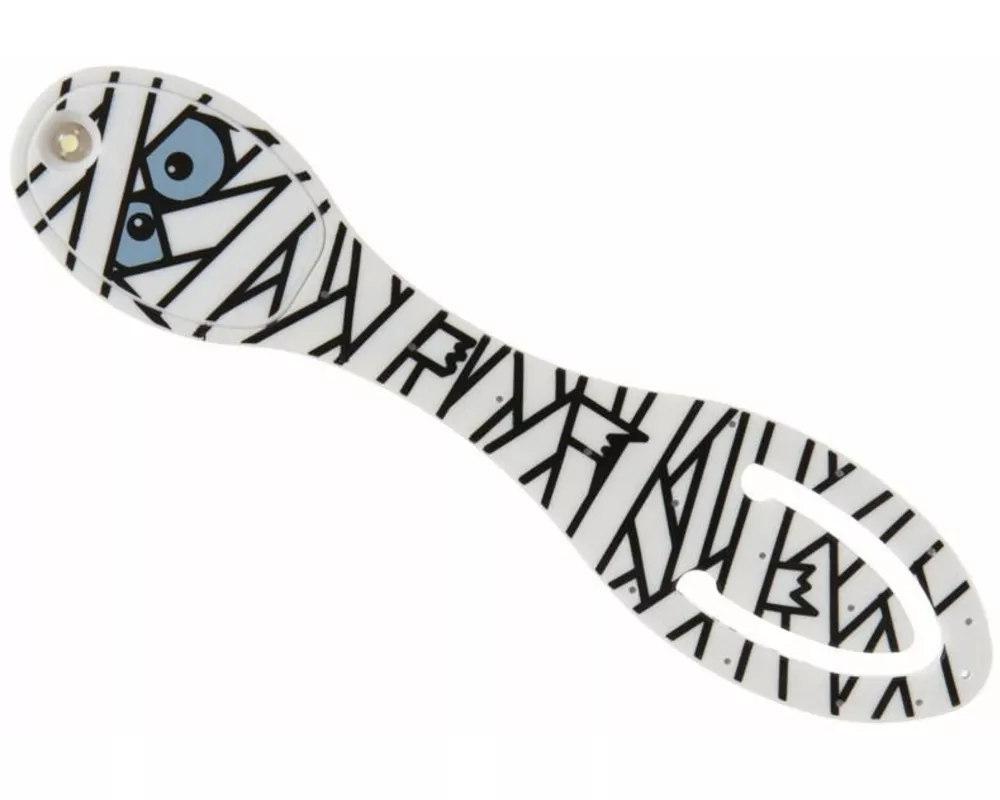 Flexilight Leselicht (Mumie) - 2 in 1 Leselampe & Lesezeichen - Geschenk für Leser, Buchliebhaber - Deutsche Ausgabe