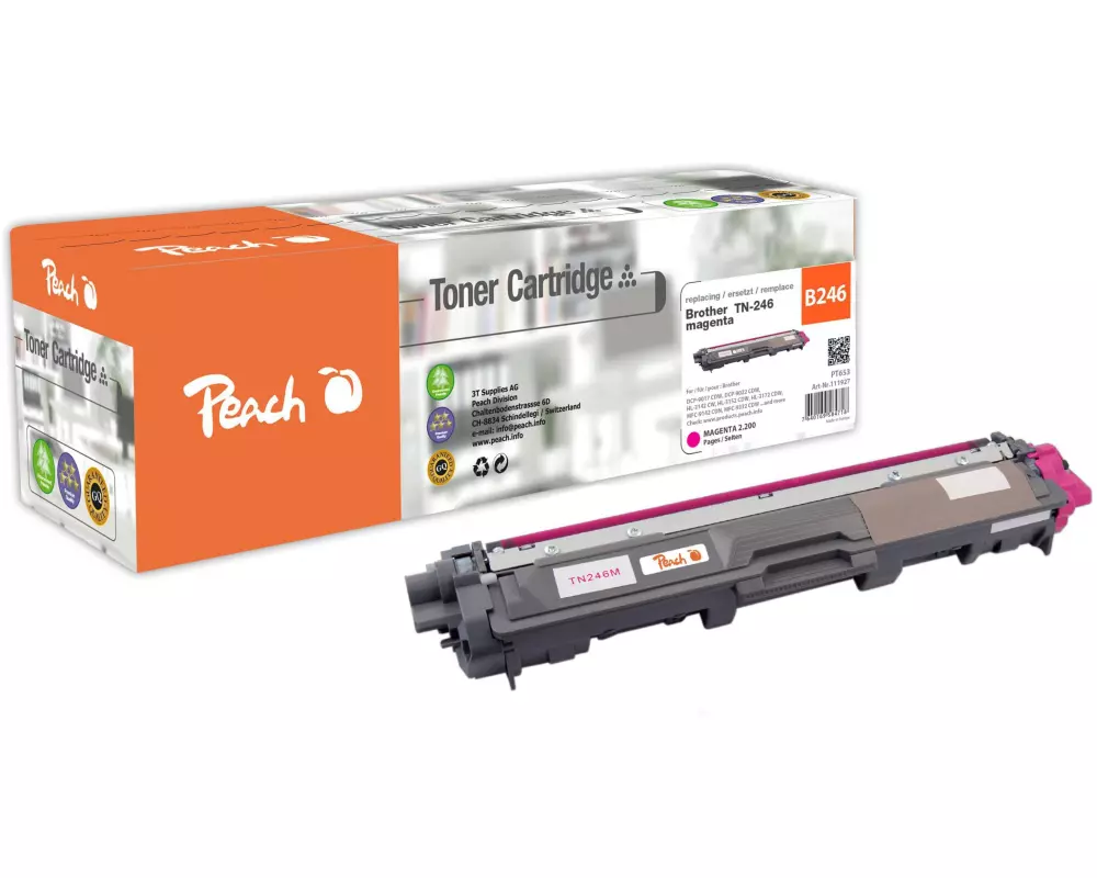 Peach Toner Brother TN-246M Magenta