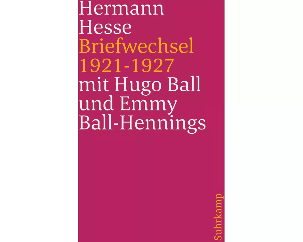 Briefwechsel 1921 bis 1927