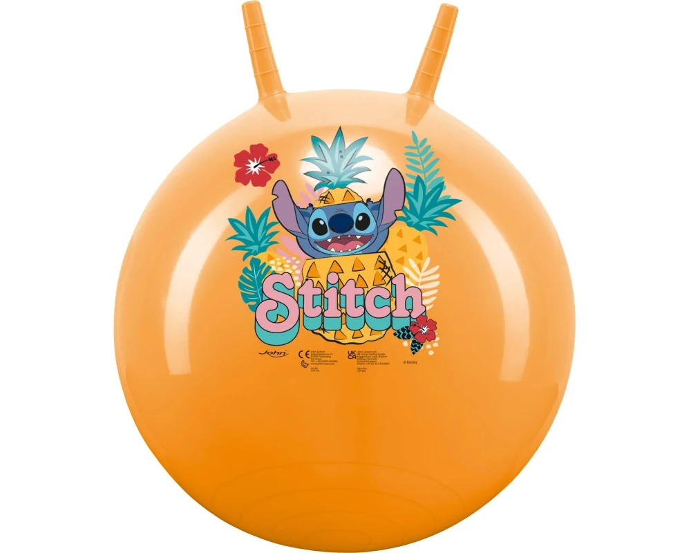 John Hüpfball Stitch mit Griffhörnchen Ø 45-50 cm