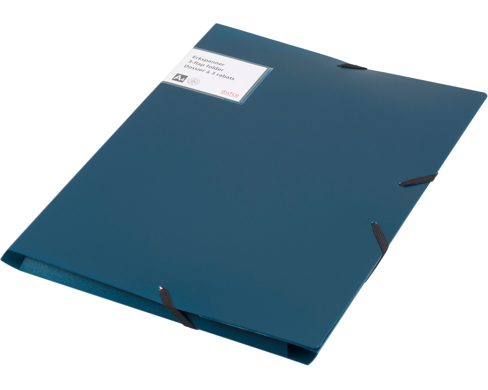 DUFCO Gummibandmappe A4 51500.03641 blau Kunststoff