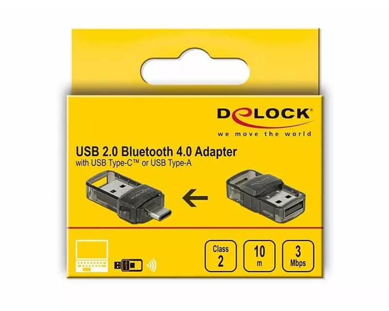 Delock USB-Bluetooth-Adapter 61002 2in1