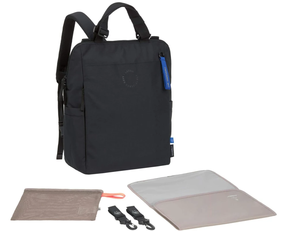 Lässig Wickelrucksack Conversion Black
