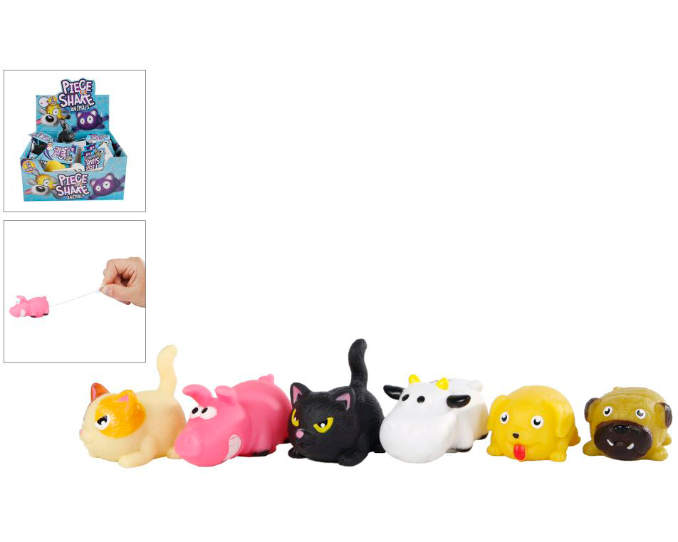 ROOST Tiere mit Kordelzug 6cm 621402 6 assortiert