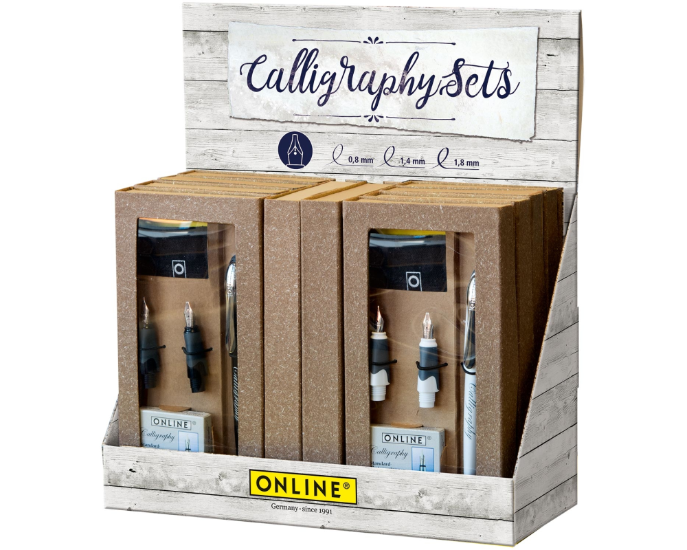 ONLINE Füllhalter Set 10020/10 Black 10 Stück