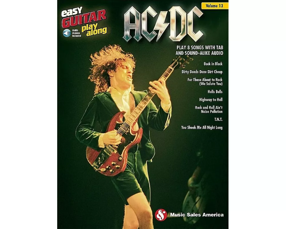 Ac/DC: Easy Guitar Play-Along Volume 13 (Book/Online Audio)