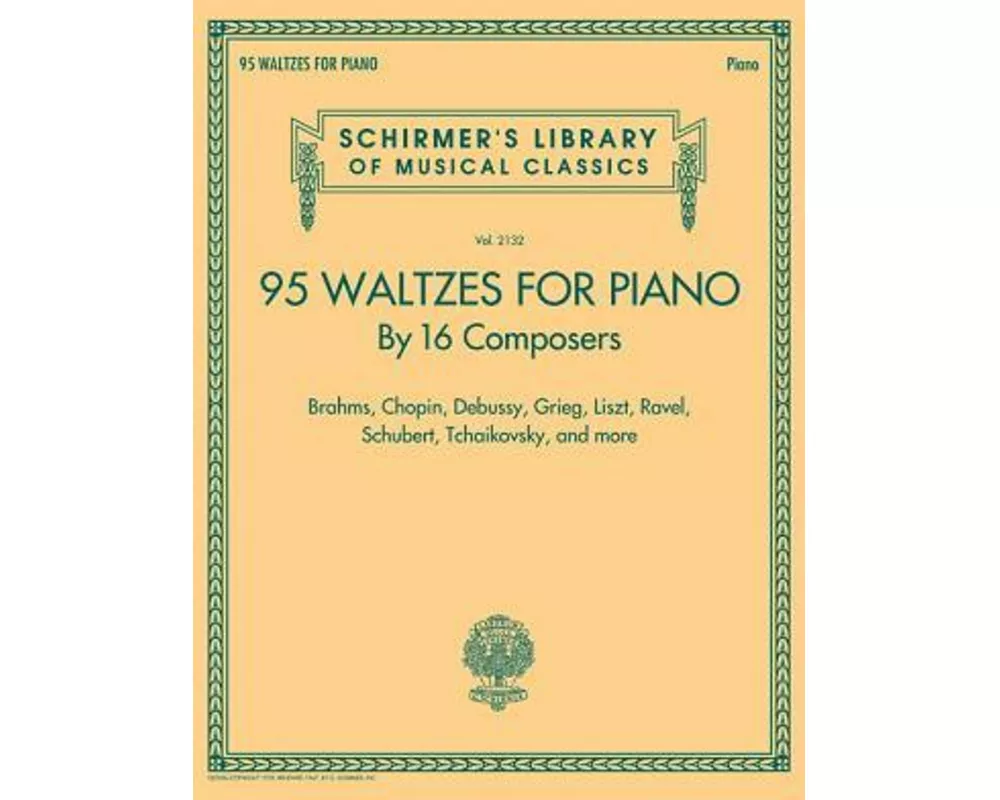 95 Waltzes by 16 Composers for Piano