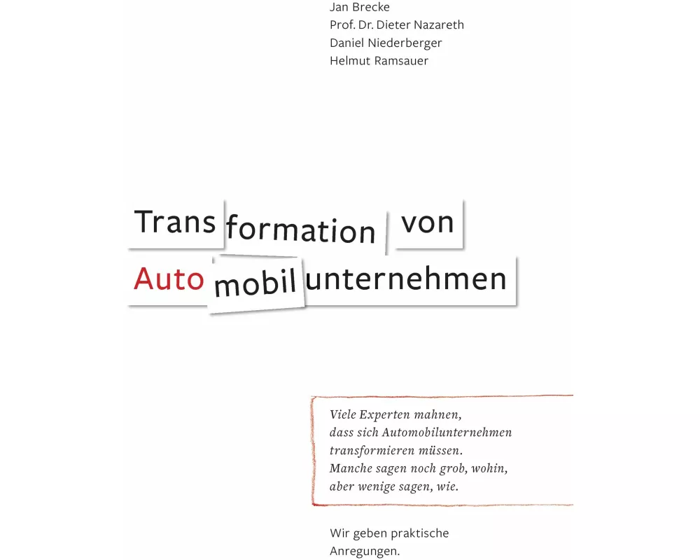 Transformation von Automobilunternehmen
