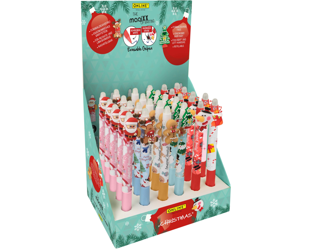 ONLINE Gelschreiber magiXX Christmas 35436/30 Display, assortiert 30 Stück