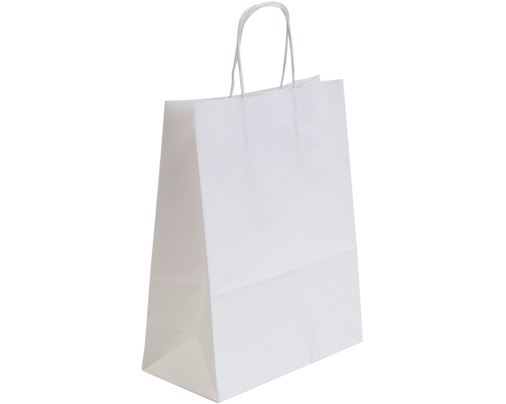 NEUTRAL Tragtaschen Allegra weiss SDS22-BIA Kraft,110g, 22x10x27cm 25 Stk.