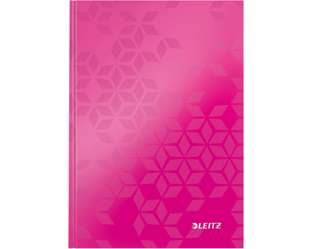 LEITZ Notizbuch WOW A5 46281023 kariert, 90g pink