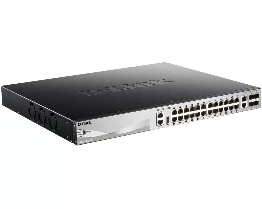 D-Link PoE+ Switch DGS-3130-30PS 24 Port