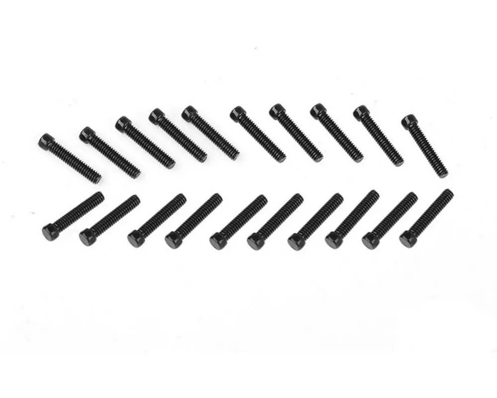 RC4WD Scale Hex Head Bolts M2 x 10 mm Schwarz