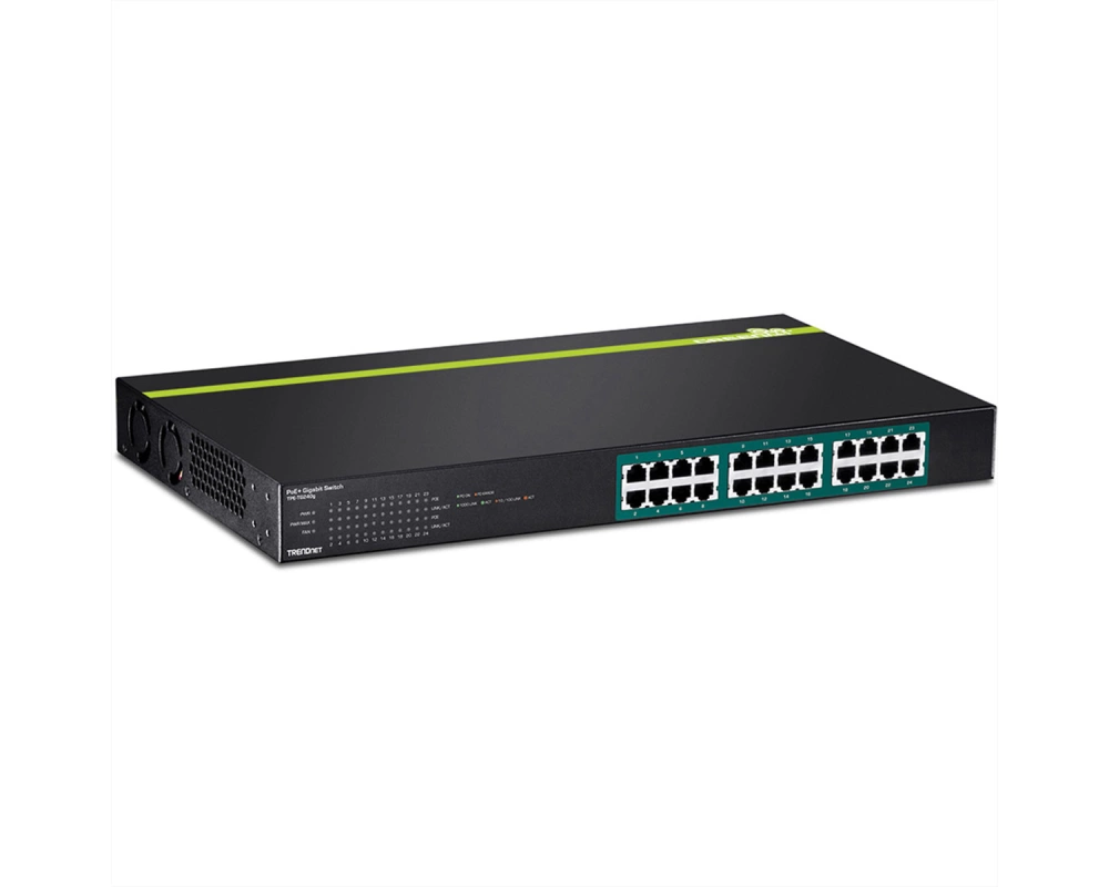 TRENDnet TPE-TG240g 24-Port Switch GREENnet Gigabit PoE+ 370W