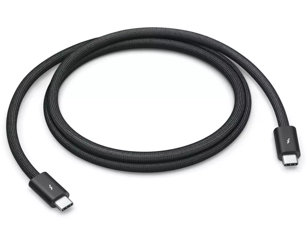 Apple Thunderbolt 4 Pro Kabel 1 m, Schwarz
