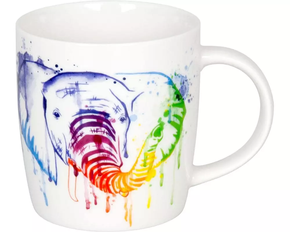 Könitz Kaffeetasse Elefant watercoloured Animals 350 ml, 1 Stück