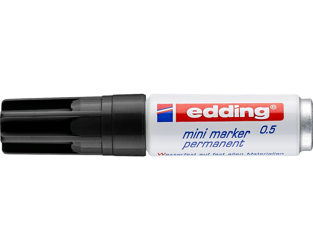 EDDING Mini Marker permanent 1,5-3mm 0-1 schwarz