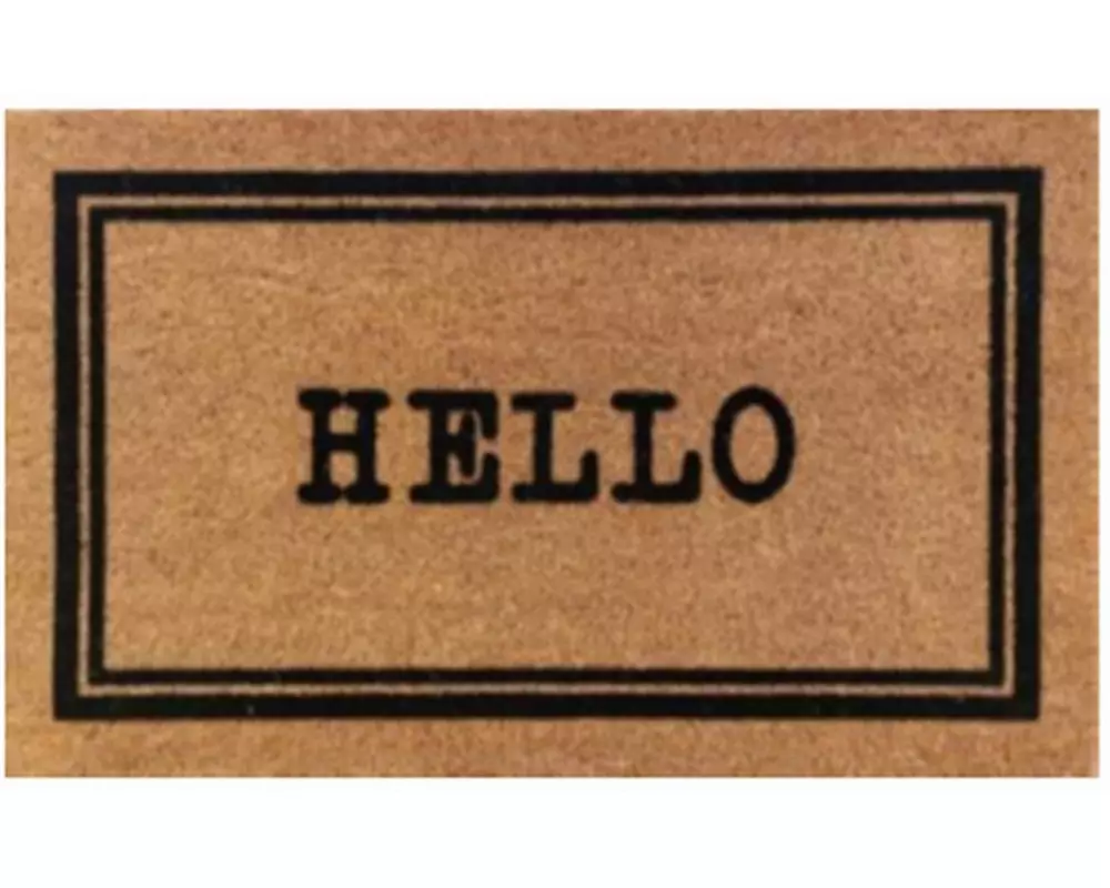 Dameco Fussmatte Hello 45 cm x 75 cm