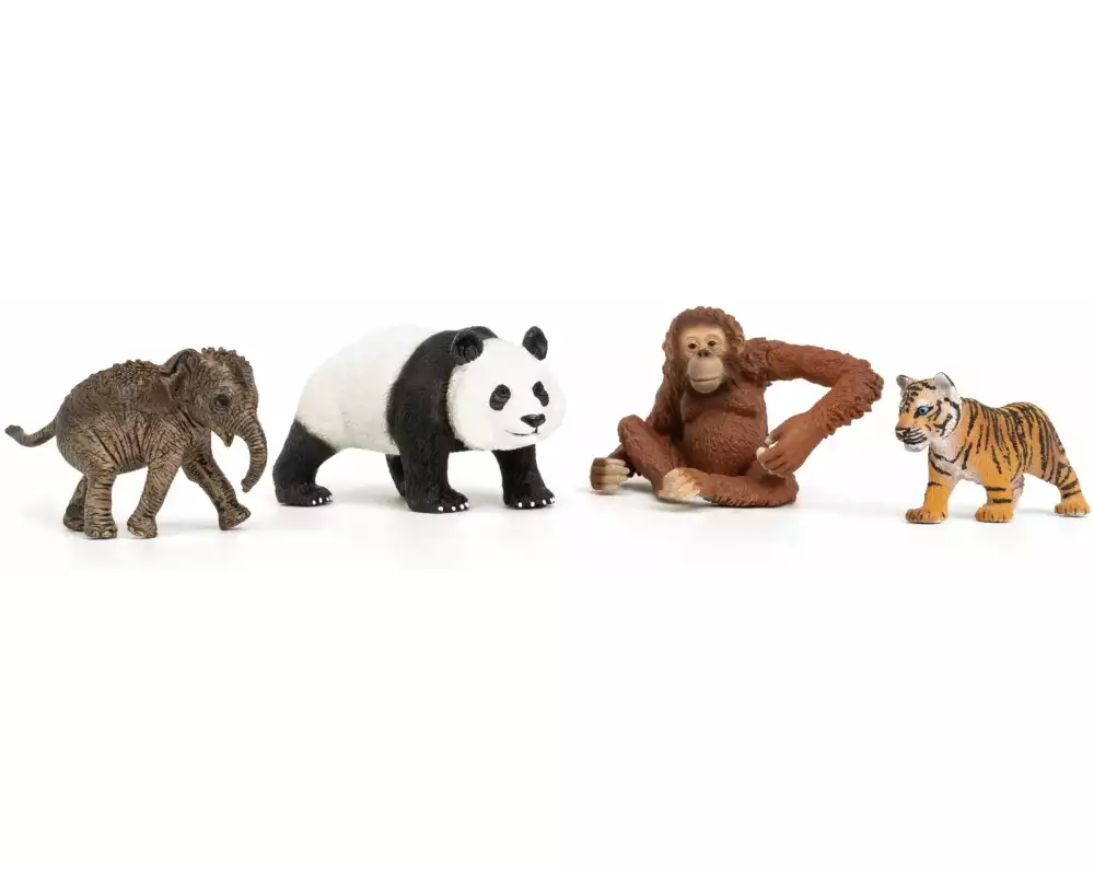 Schleich Spielfigurenset Wild Life «Asien» Starter-Set