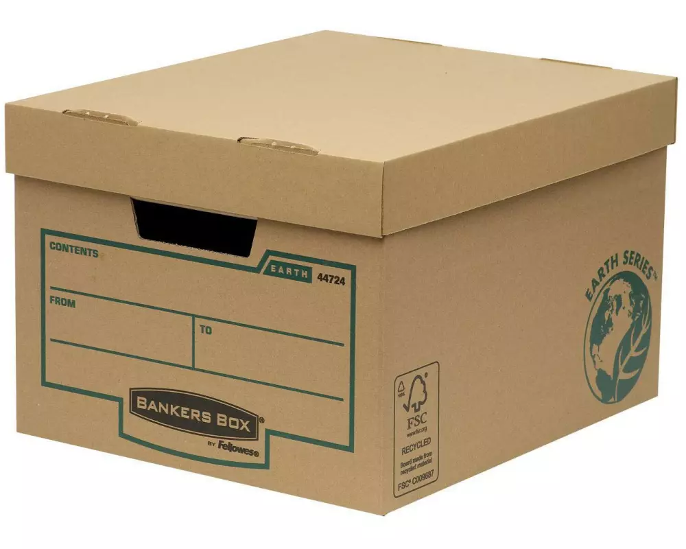 Fellowes Archivschachtel R-Kive EarthSeries Budget Box Braun