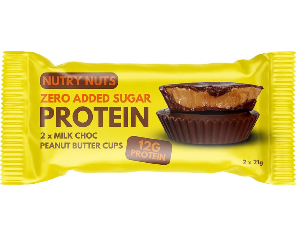 NUTRYNUTS Milk Chocolate Peanut NN201 2x21g, 12 Stk.