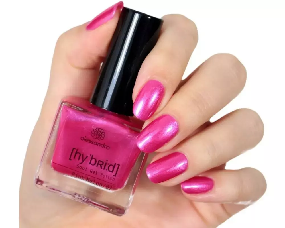 alessandro Hybrid Soul Gel Polish Pink Melon